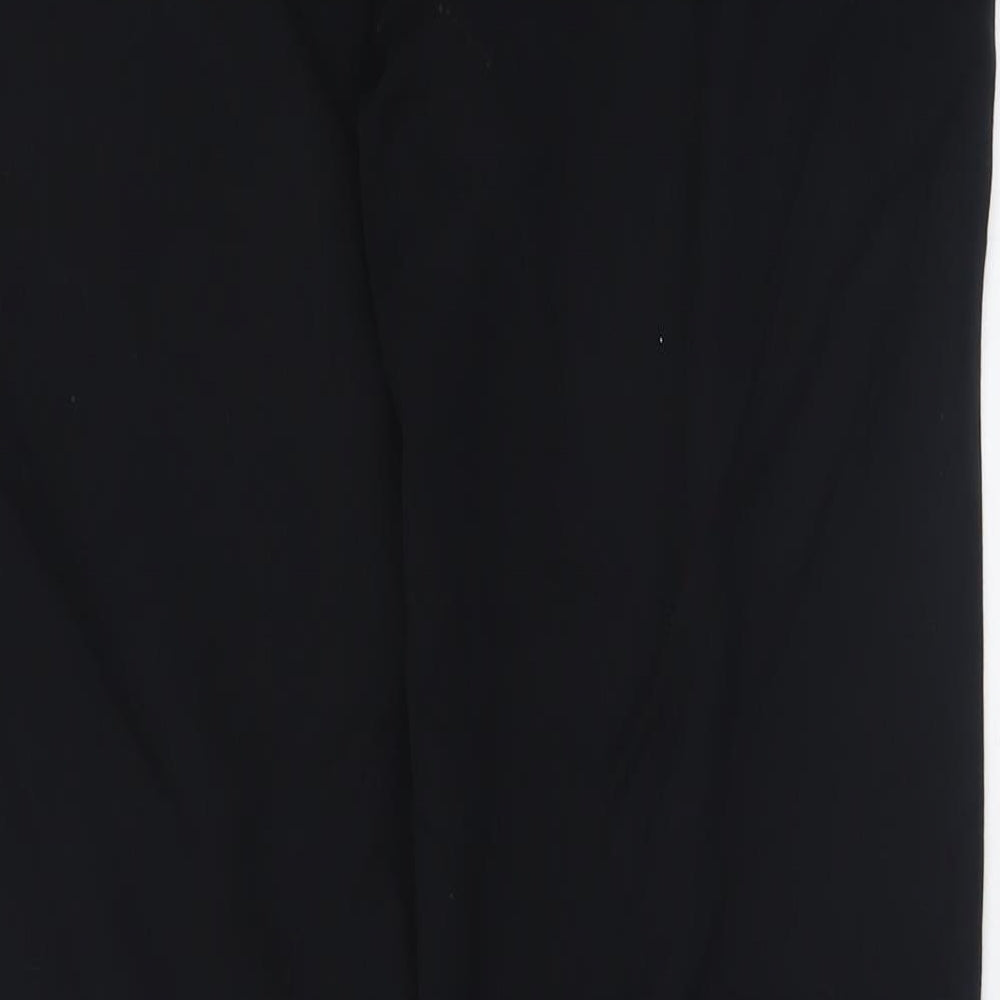 Womens UK Size 12 Marks and Spencer Regular Fit Black Trousers