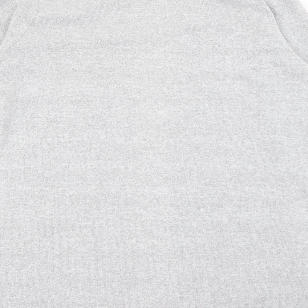 George Womens Grey V-Neck Polyester Cape Jumper Size 12