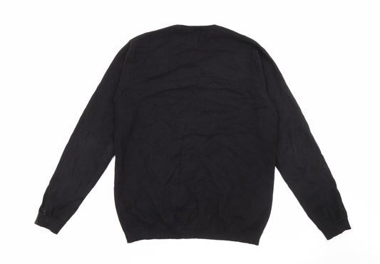 Mens UK Size M Burton Black Pullover Sweatshirt