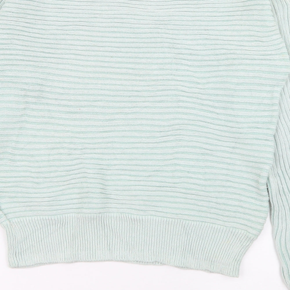 Gap Womens Green Scoop Neck Cotton Pullover Jumper Size S