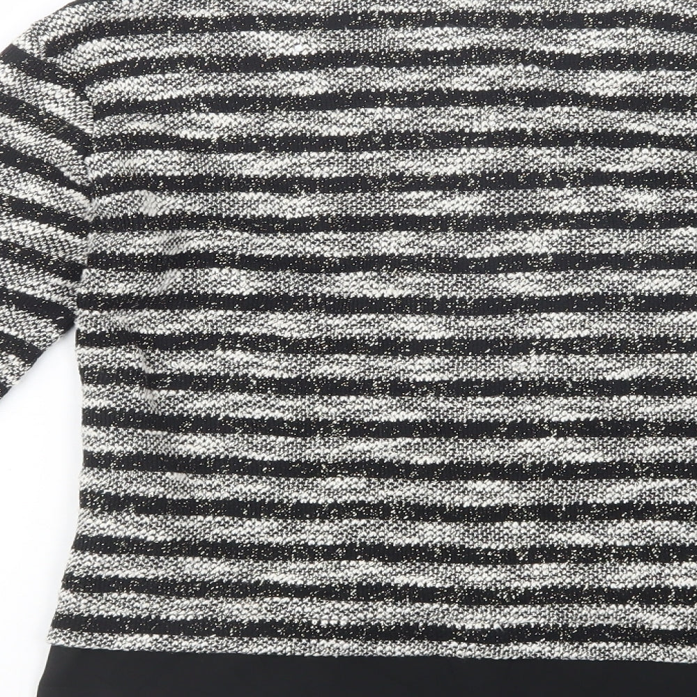 Womens UK Size XS Oasis Black Pullover Jumper