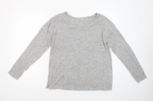 Womens UK Size M Springfield Grey Pullover Jumper