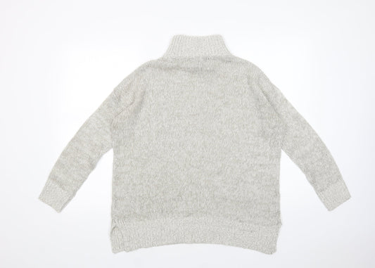 Womens UK Size M New Look Grey Pullover Jumper