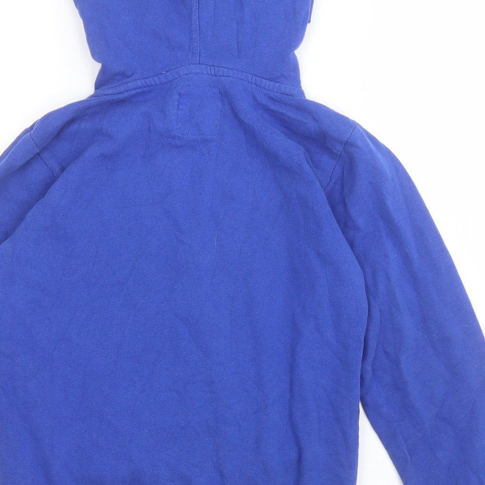 H&M Boys Blue Cotton Pullover Hoodie Size 9-10 Years - CINCO LOBOS JUNCTION