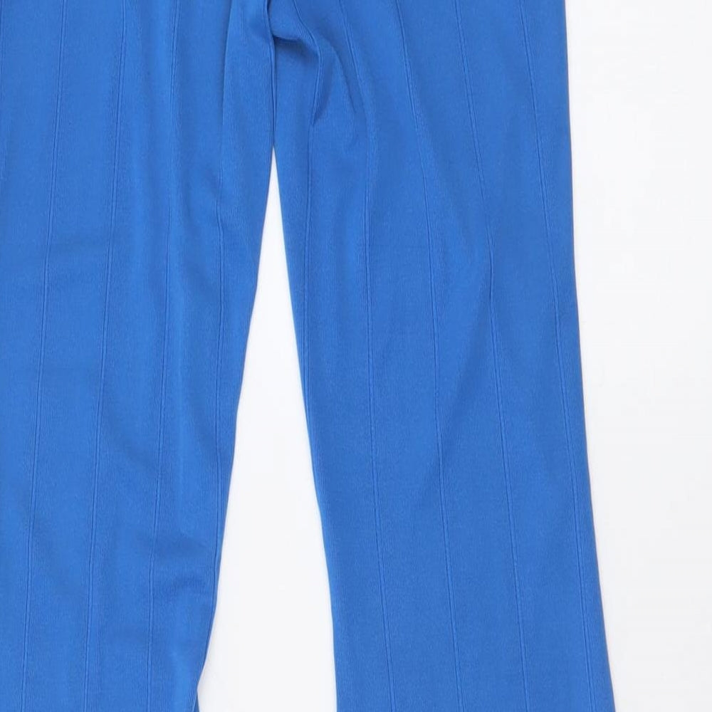 Womens UK Size S SheIn Regular Fit Blue Trousers