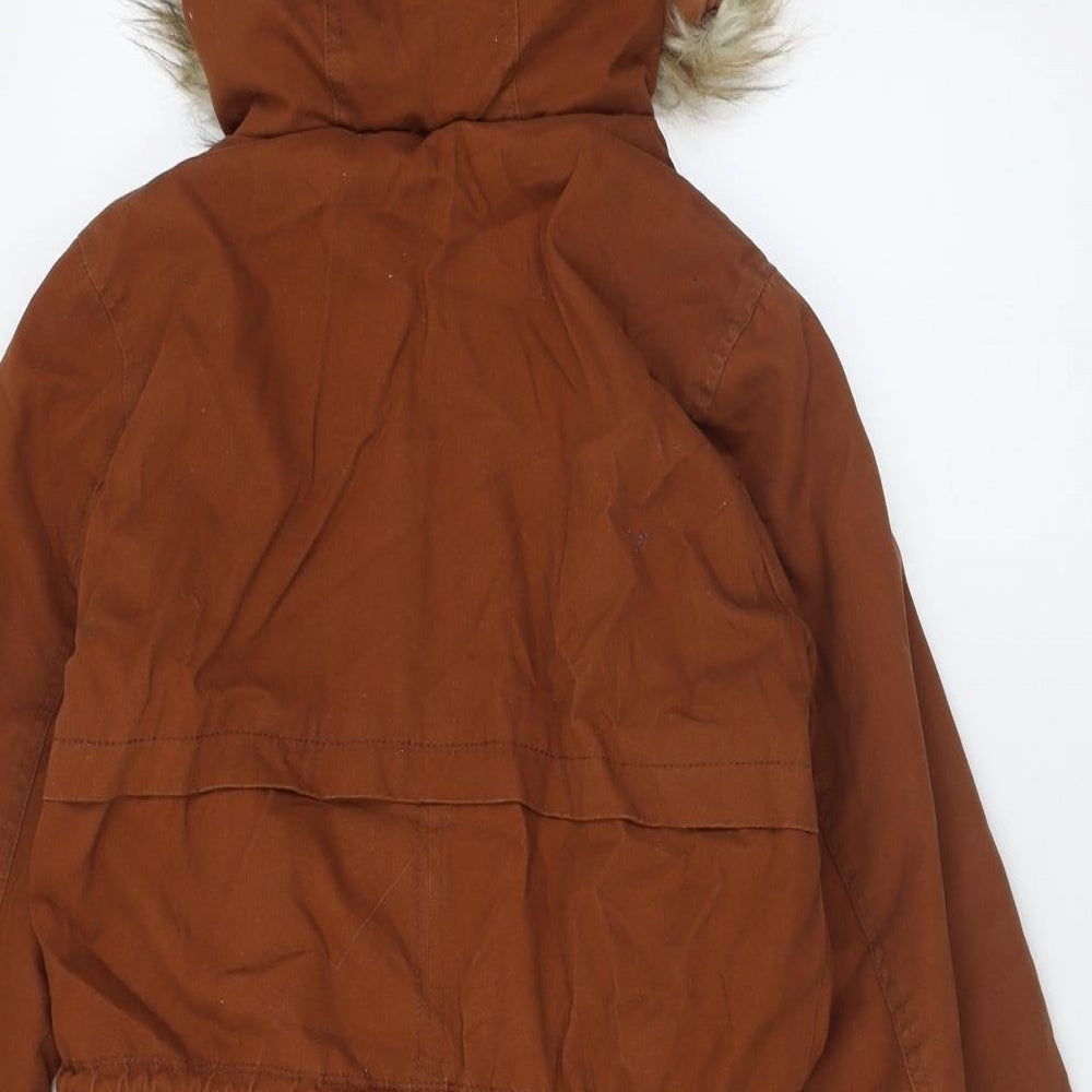 Womens UK Size 8 Atmosphere Brown Overcoat