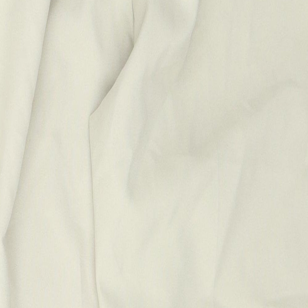 Womens UK Size 18 Preworn Regular Fit Beige Trousers