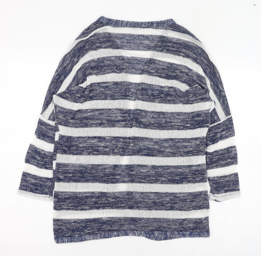Womens UK Size S Atmosphere Blue Cardigan Jumper