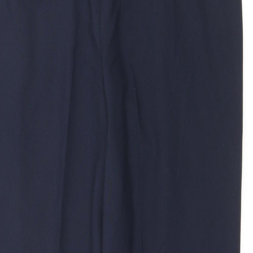 Womens UK Size 12 Marks and Spencer Regular Fit Blue Trousers