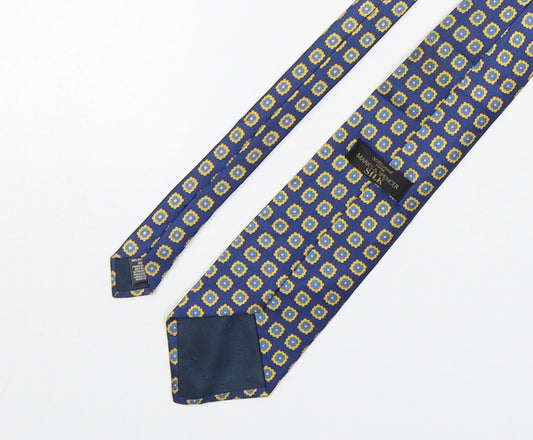 Marks and Spencer Mens Multicoloured Floral Silk Pointed Tie One Size