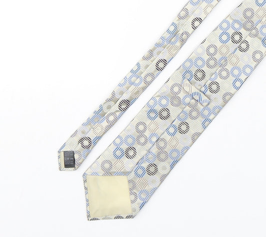 Marks and Spencer Mens Multicoloured Polka Dot Silk Pointed Tie One Size