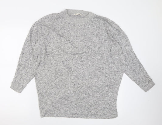 Womens UK Size M Pull&Bear Grey Pullover Jumper