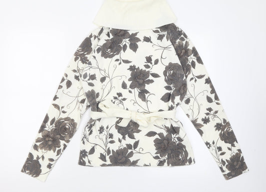 Womens UK Size M First Avenue Ivory Pullover Jumper