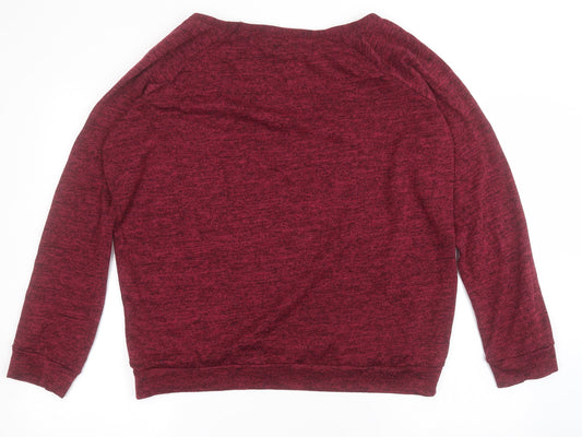 Womens UK Size 16 River Island Pink Pullover Jumper