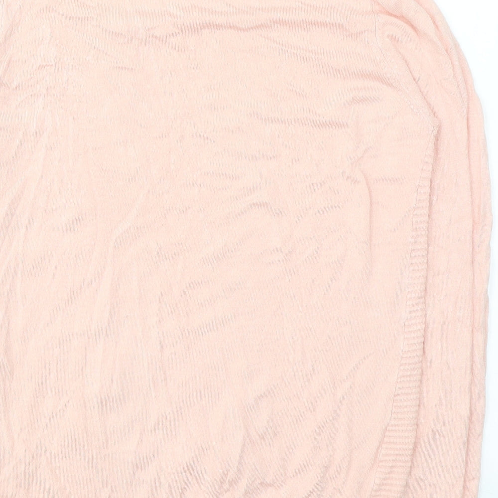 Womens UK Size M Select Pink Jersey Blouse