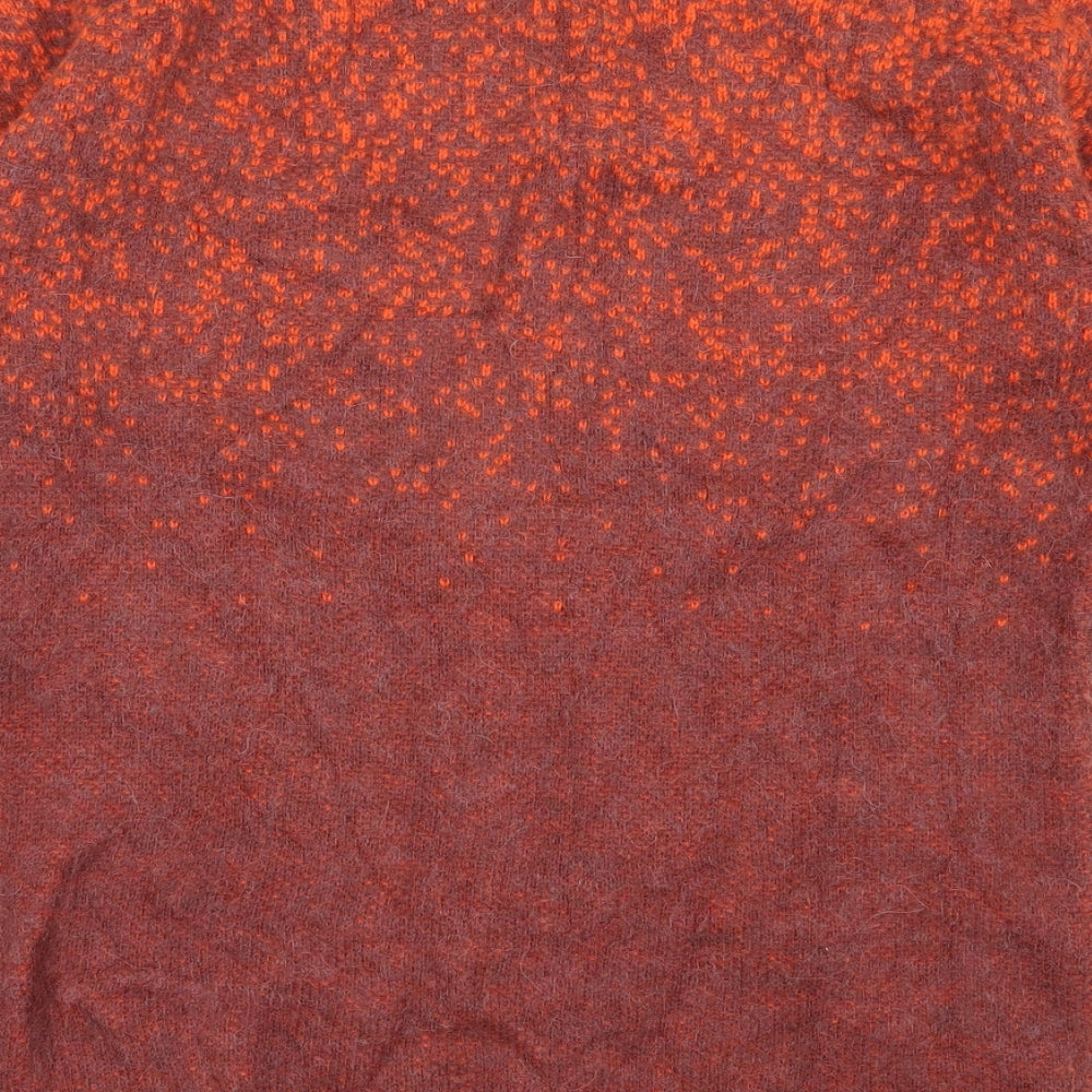 Womens UK Size XS Selected Femme Orange Pullover Jumper