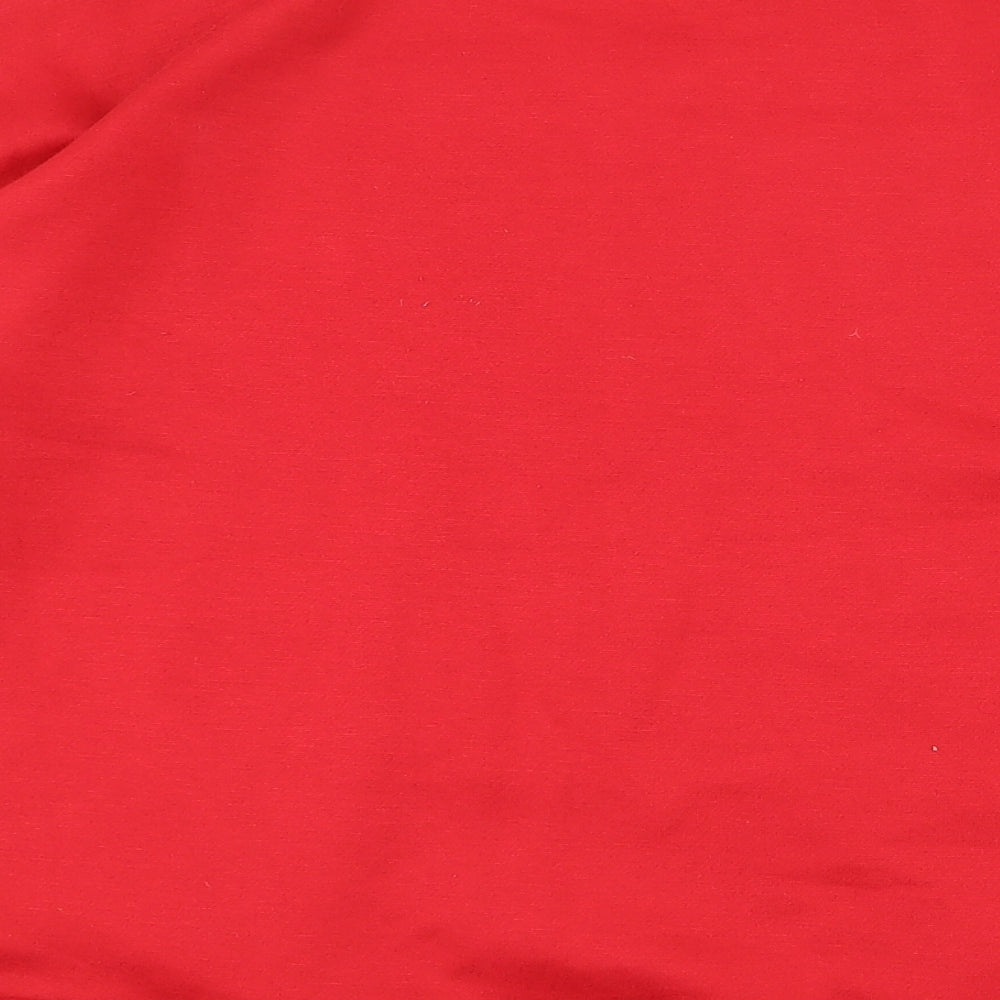 Papaya Womens Red Polyester Pullover Sweatshirt Size M Pullover