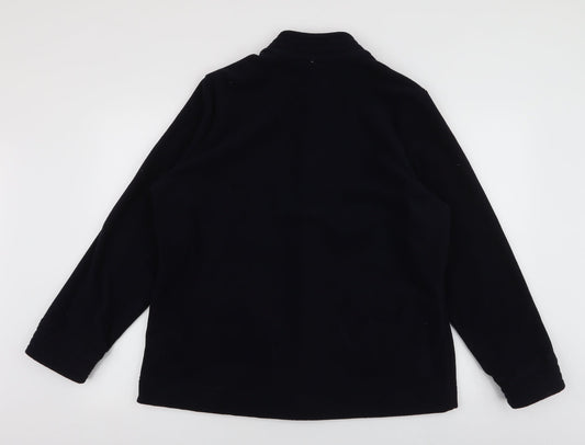 Classic Womens Blue Overcoat Coat Size 16 Zip