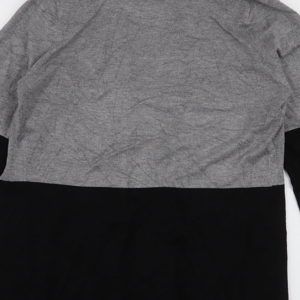 Womens UK Size M Preworn Grey Cardigan Jumper