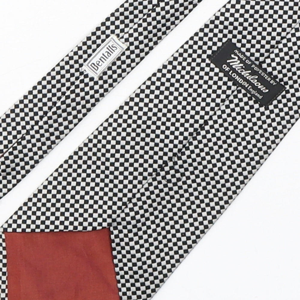 Mens Michelsons Multicoloured Plaids & Checks Pointed Tie