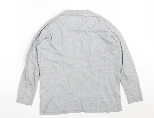 Womens UK Size S Dunnes Stores Grey Pullover Jumper