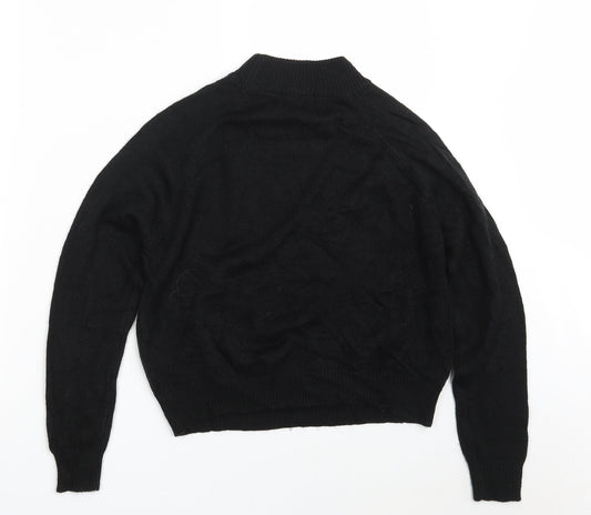 Womens UK Size S Brave Soul Black Pullover Jumper