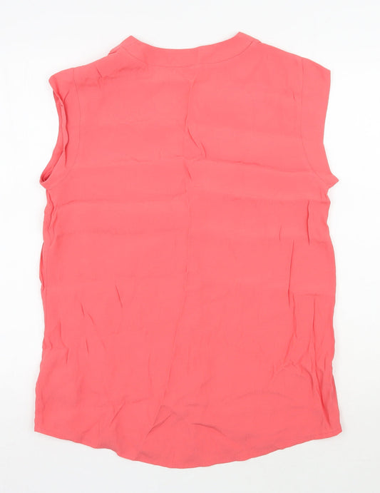 Womens UK Size 10 Monsoon Pink Basic Blouse
