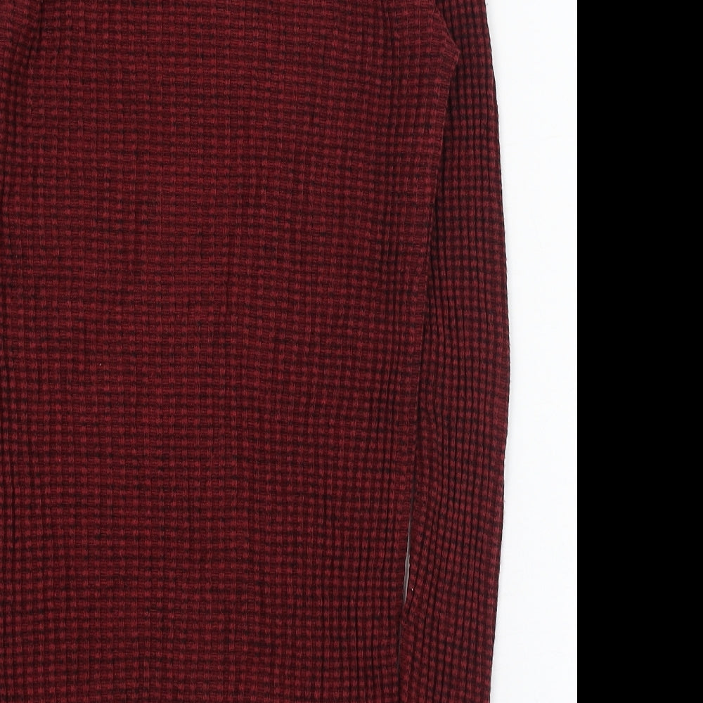 Womens UK Size 4 River Island Red Pullover Jumper