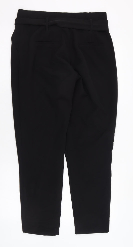 Womens UK Size 12 Dorothy Perkins Regular Fit Black Trousers