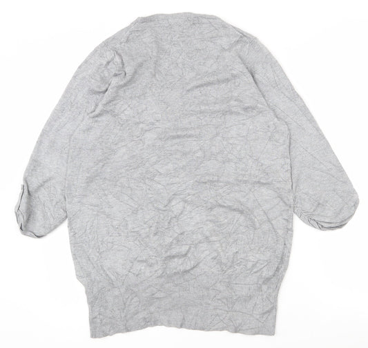 Womens UK Size 14 Marks and Spencer Grey Pullover Jumper