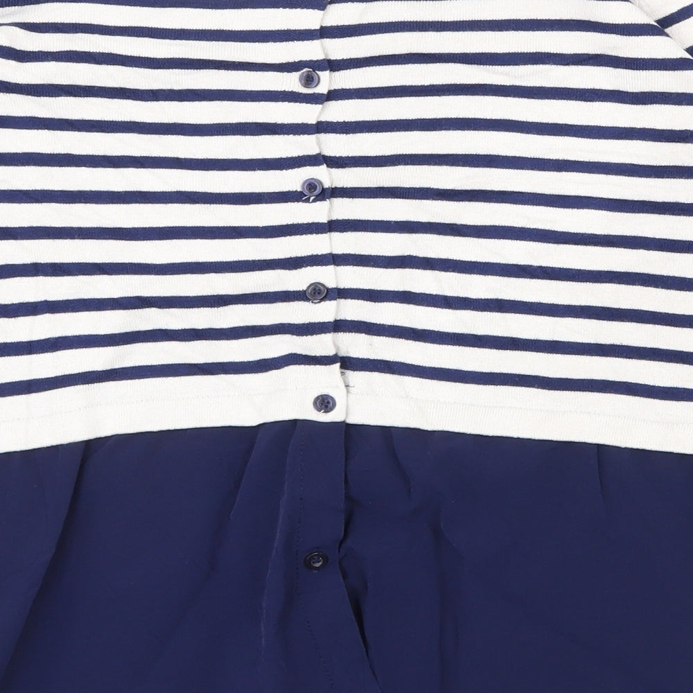 Womens UK Size 6 Atmosphere Blue Button-Up