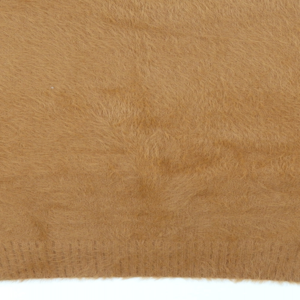 Womens UK Size L New Look Brown Pullover Jumper