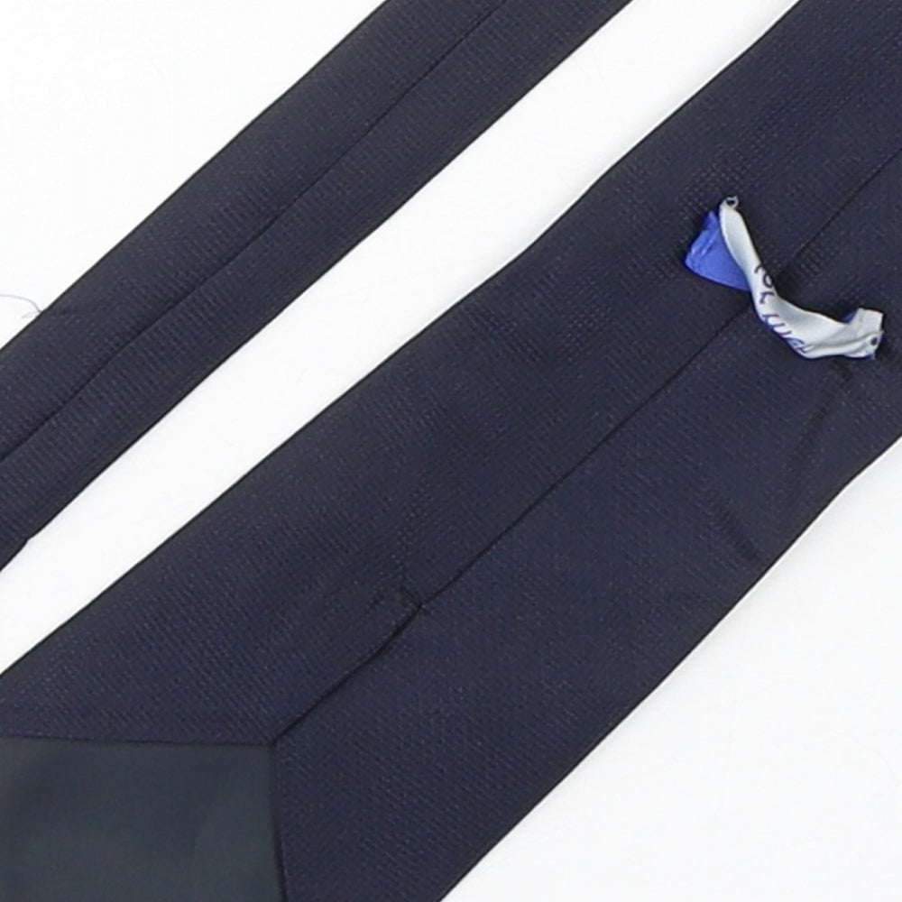 Preworn Mens Blue Silk Pointed Tie One Size