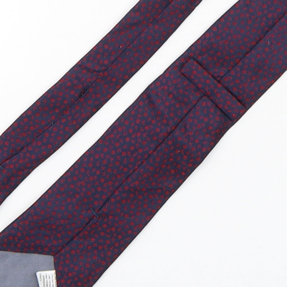 Marks and Spencer Mens Multicoloured Floral Silk Pointed Tie One Size