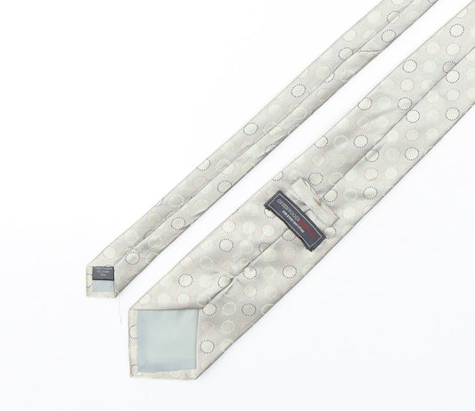 Greenwoods Mens Multicoloured Polka Dot Polyester Pointed Tie One Size