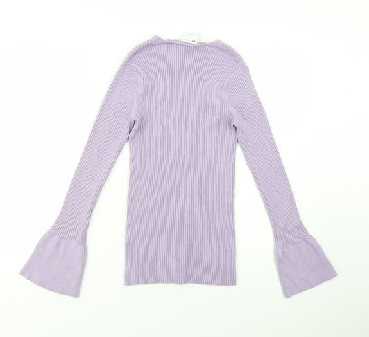 Womens UK Size 8 ASOS Purple Pullover Jumper