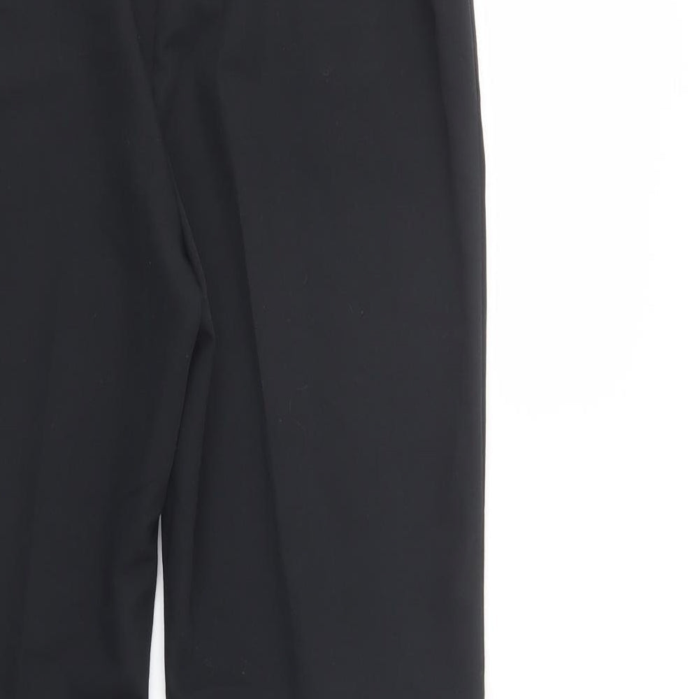 Womens UK Size 10 Dunnes Stores Regular Fit Dress Pants Black Trousers