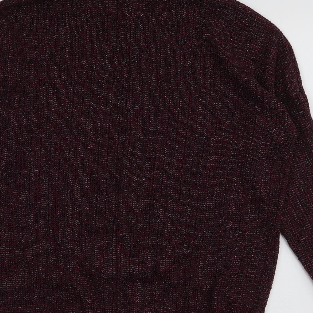 Womens UK Size 6 Topshop Red Pullover Jumper