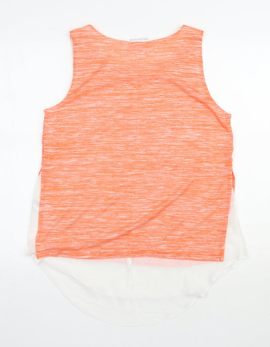 Womens UK Size M Wallis Orange Basic Blouse