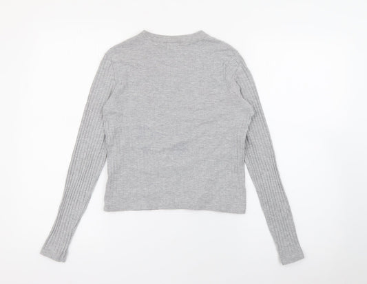 Womens UK Size 8 River Island Grey Pullover Jumper