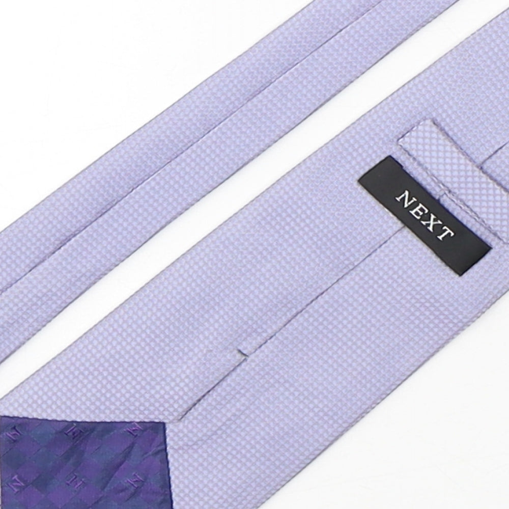 NEXT Mens Purple Grenadine Silk Pointed Tie One Size