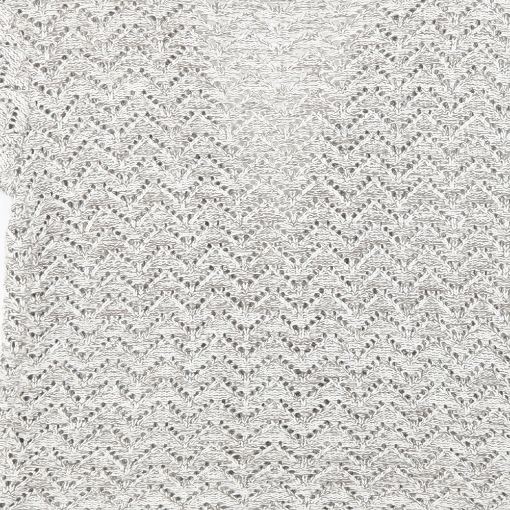 Womens UK Size S Pulse Beige Cardigan Jumper