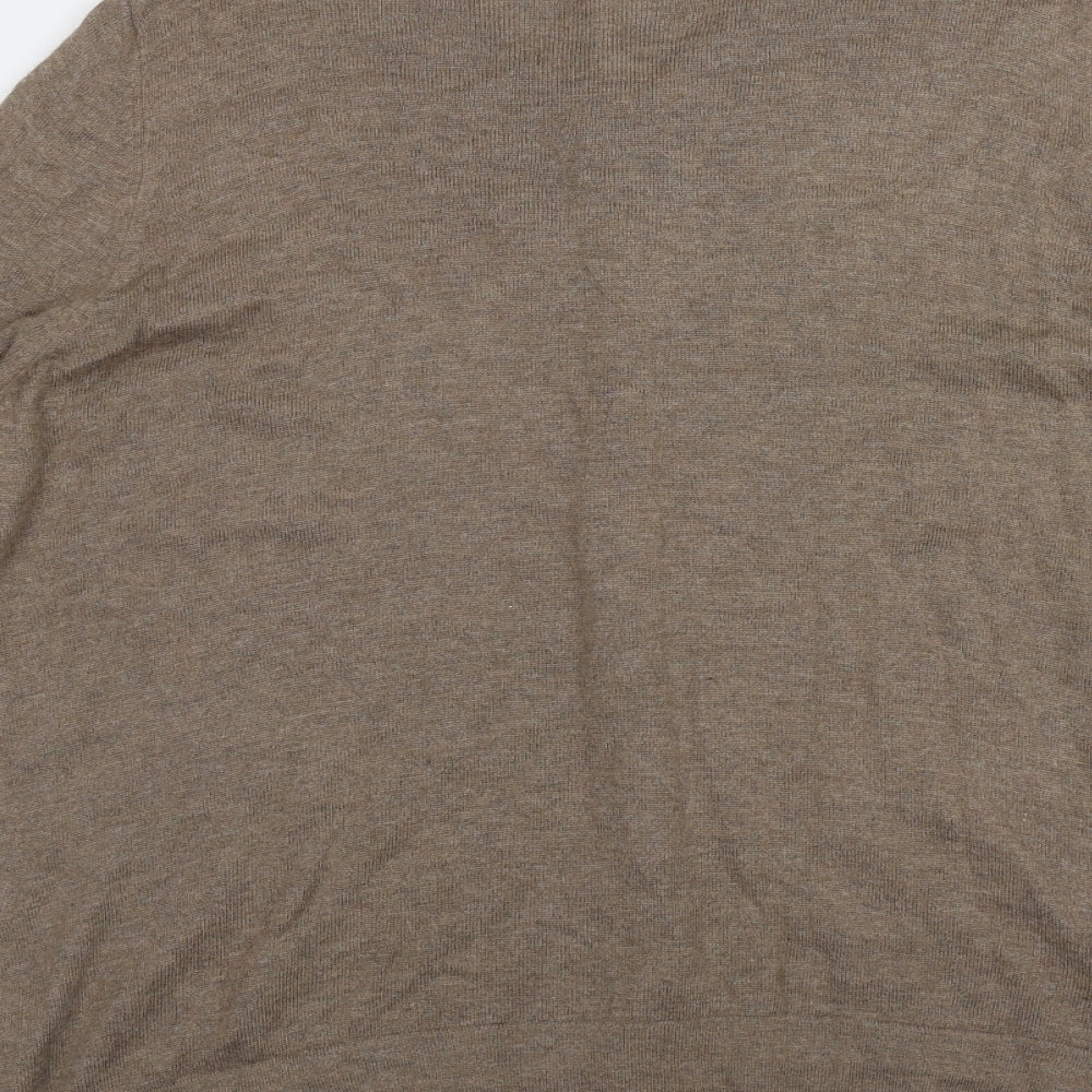 Womens UK Size Marks and Spencer Brown Cardigan Jumper