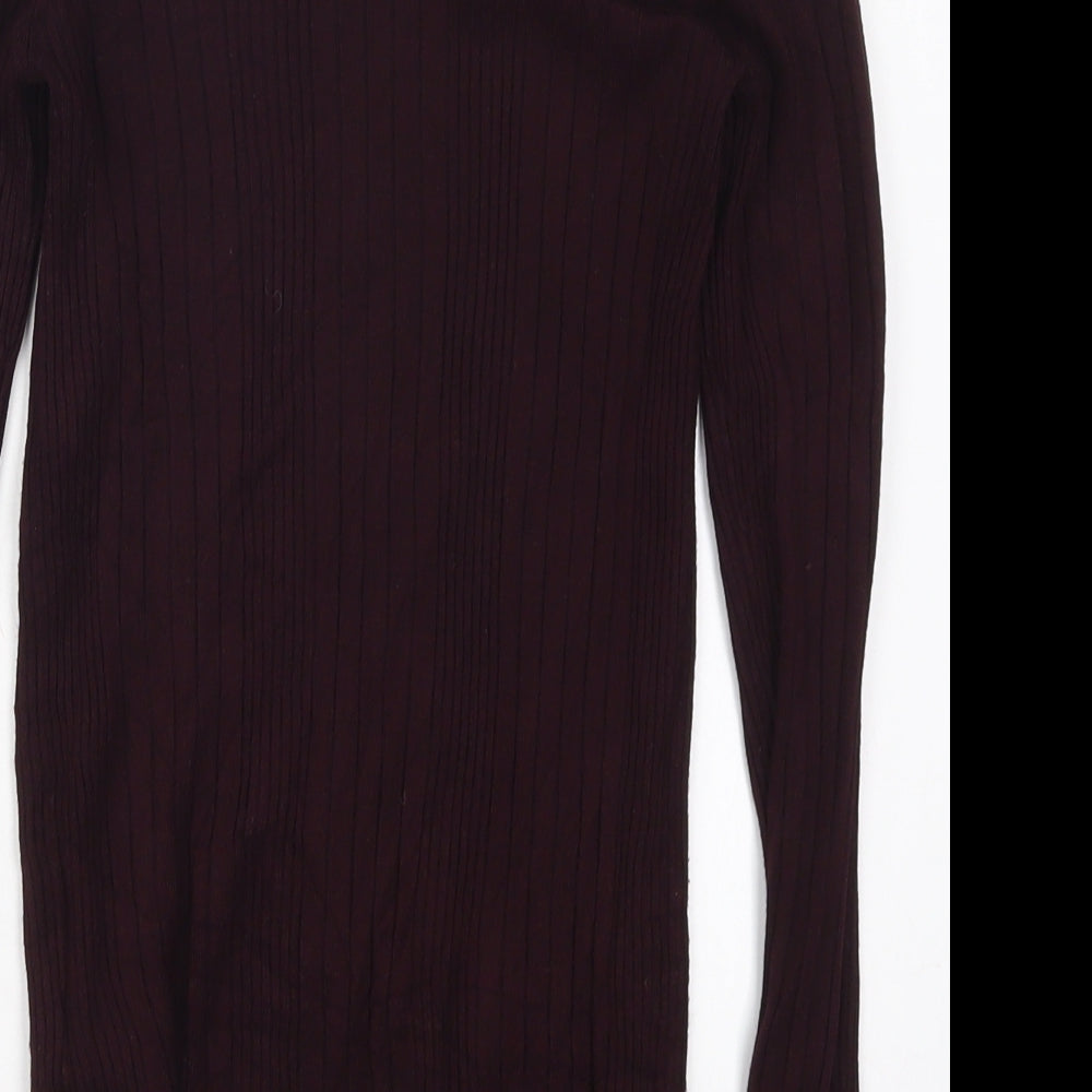 Womens UK Size 10 New Look Purple Pullover Jumper