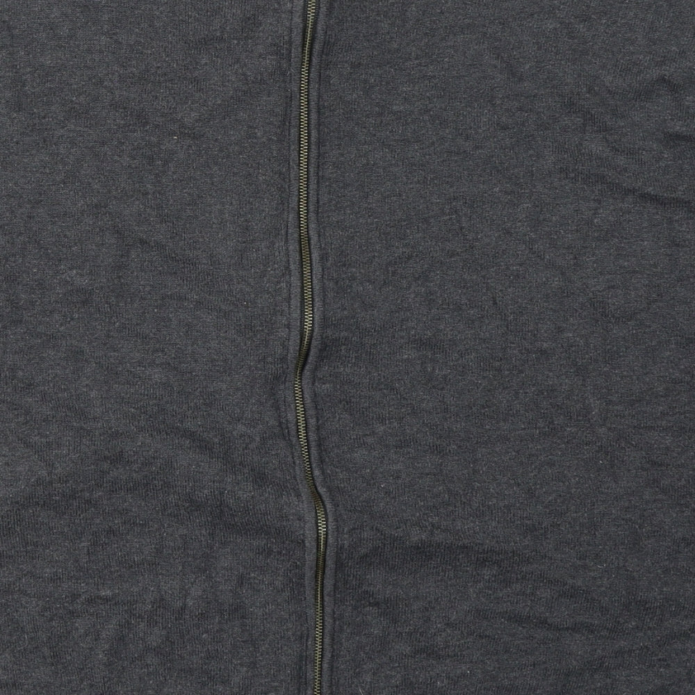 TU Womens Grey Viscose Jersey T-Shirt Size 14 Round Neck