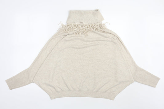 Womens UK Size S River Island Beige Pullover Jumper