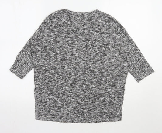 Womens UK Size S New Look Grey Pullover Jumper
