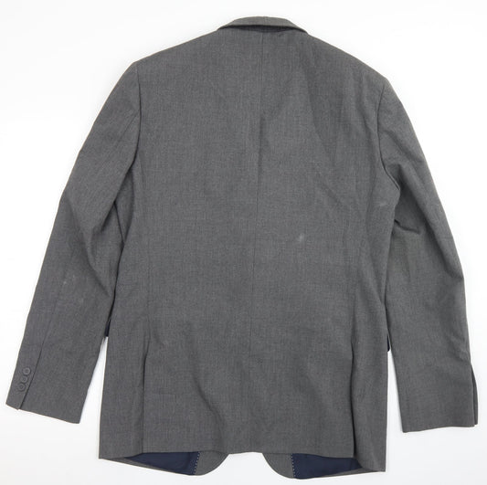 Mens UK Size 42 Debenhams Regular Grey Suit Jacket