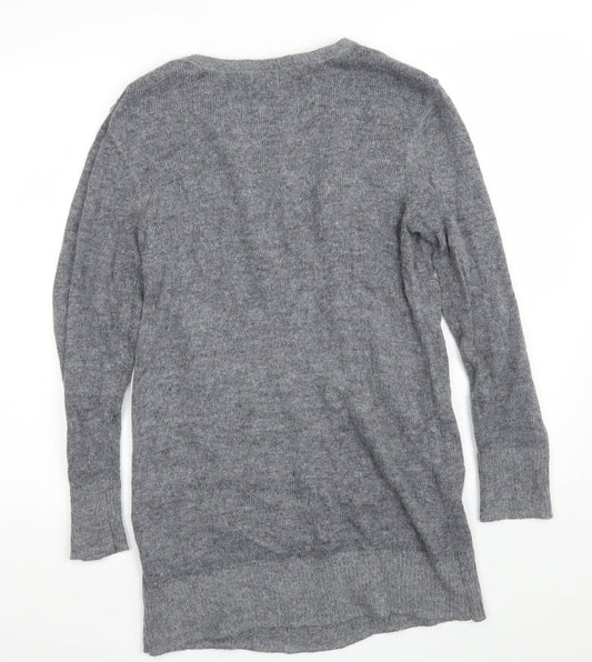 Womens UK Size 12 Miss Selfridge Grey Pullover Jumper