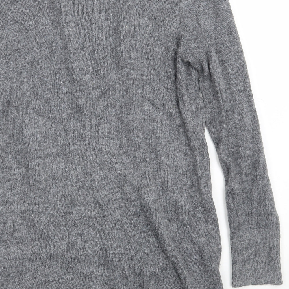 Womens UK Size 12 Miss Selfridge Grey Pullover Jumper